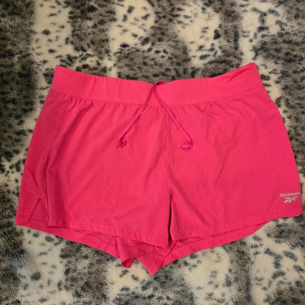 Reebok pink sportswear shorts gymwear